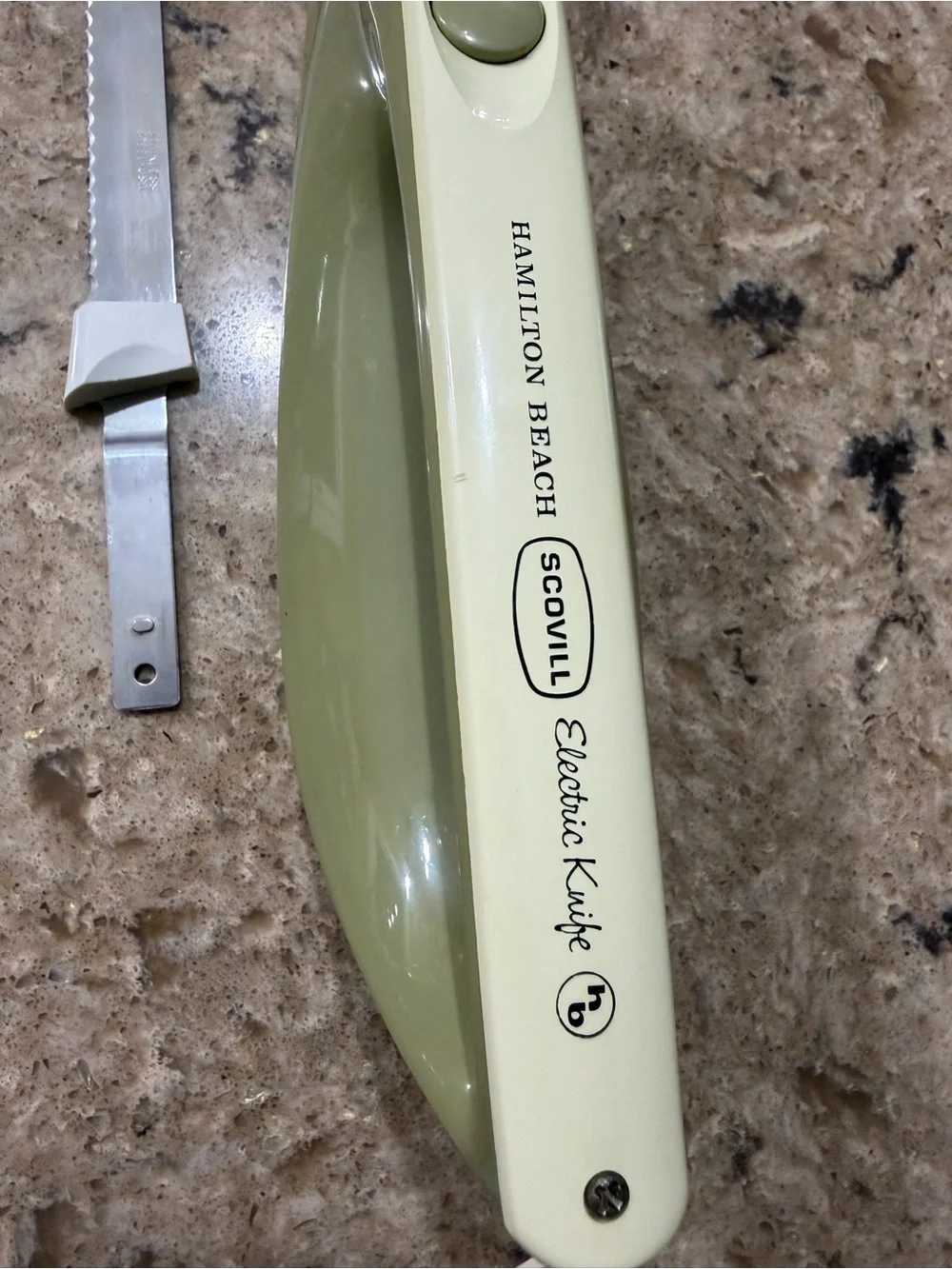 Vintage Hamilton Beach Avocado Green Electric Knife